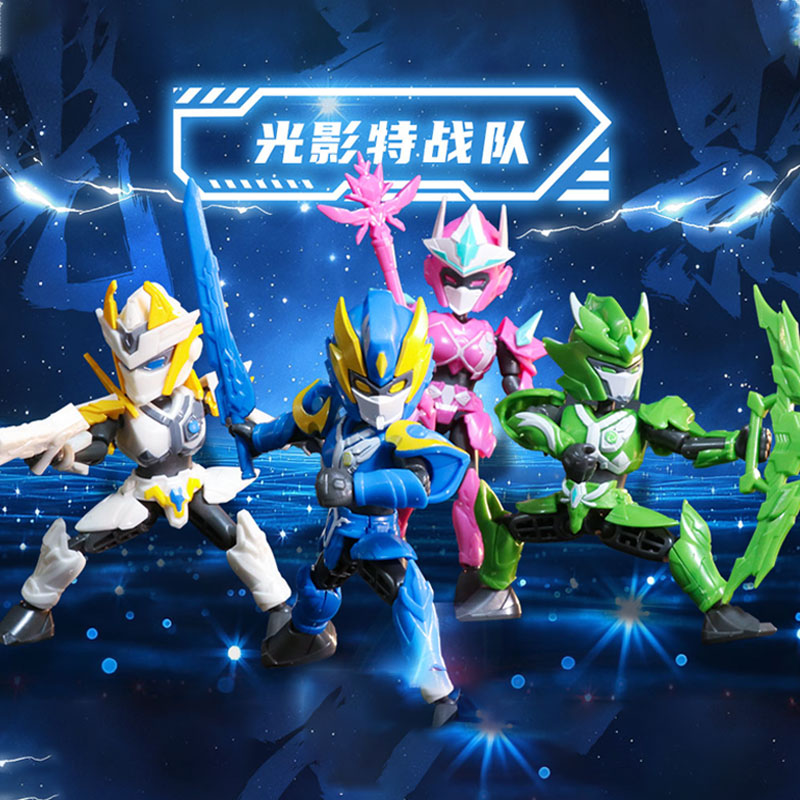 正版光影天炎战甲特战队拼装积木