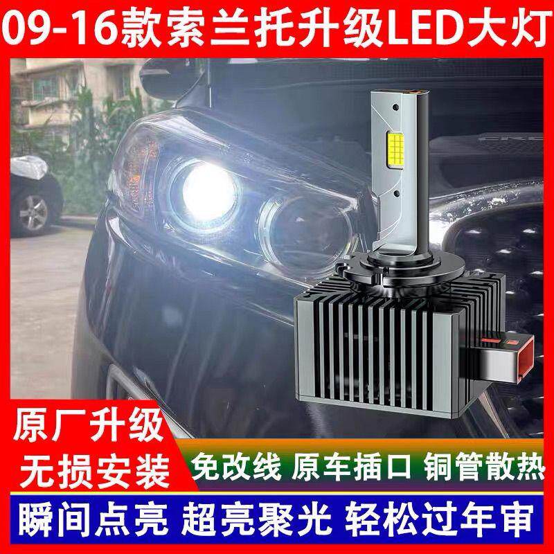 起亚09 10 12 13 15 16年款索兰托氙气灯泡专用改装LED大灯近光灯