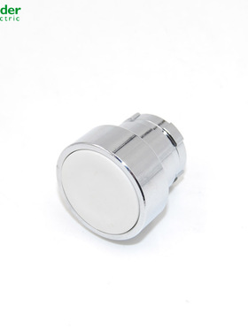 施耐德 XB2按钮头ZB2-BA1C 金属头自复位平头白色按钮头ZB2BA1C