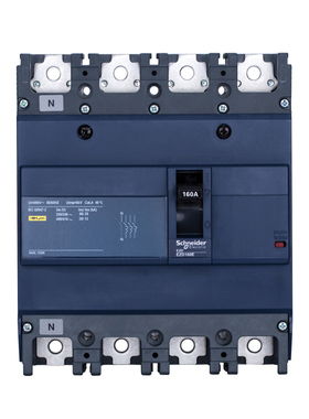 施耐德EZD塑壳断路器EZD160E 4P 160A空气开关EZD160E4160N