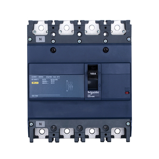 施耐德EZD塑壳断路器EZD160E 4P 160A空气开关EZD160E4160N