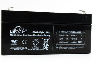 防火防盗系统专用 6v3.2ah 免维护现货 3.2 理士密封蓄电池DJW6