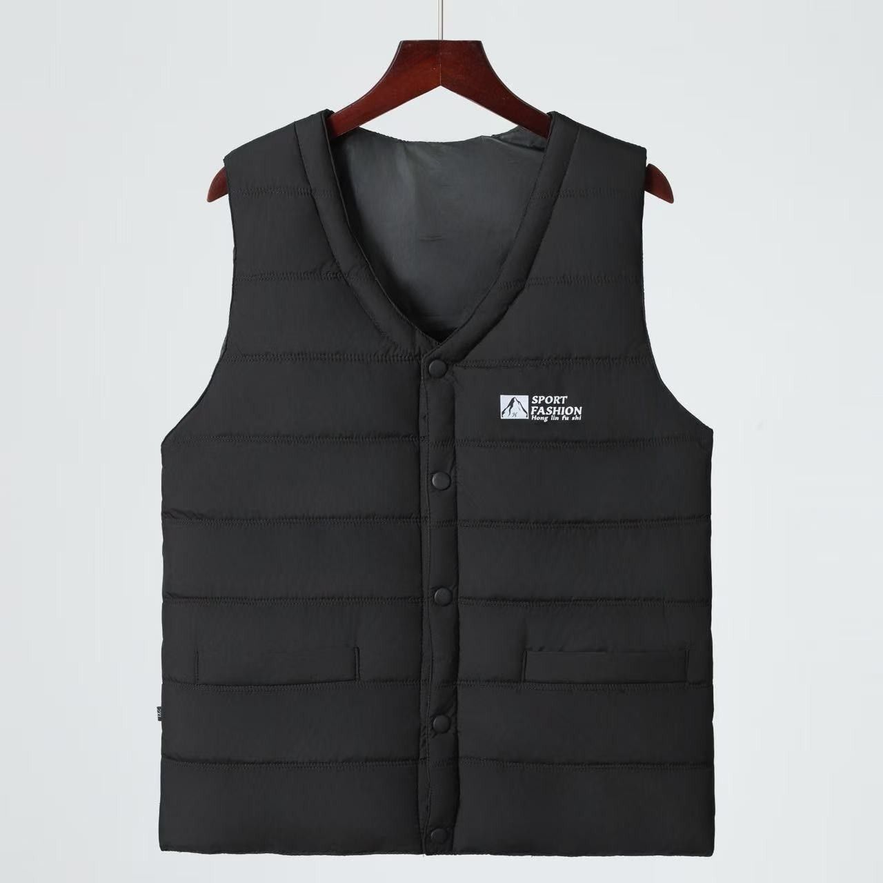 加厚保暖马甲男无袖坎肩