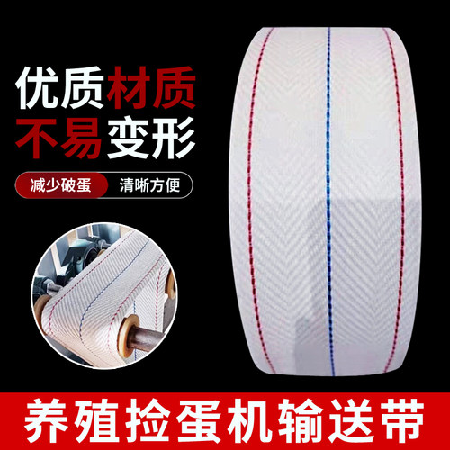 养殖输蛋机白色耐变形减少破蛋