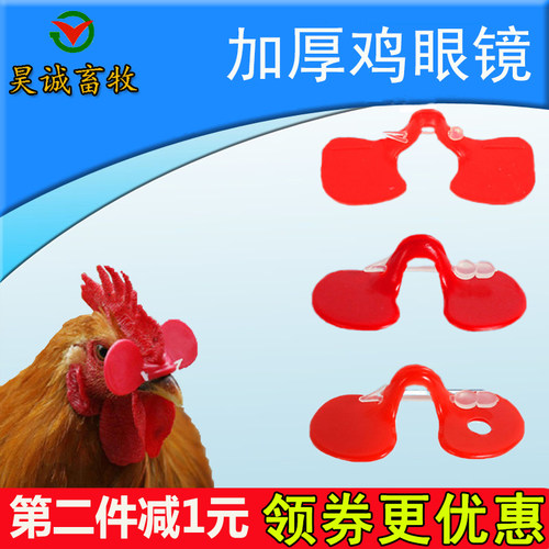 防啄大中小加厚鸡眼镜鸡量大优惠