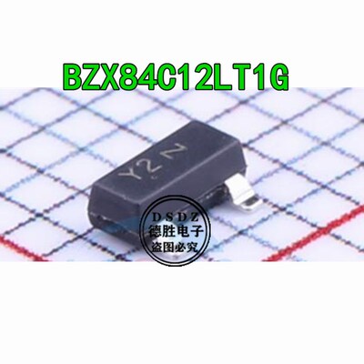 BZX84C12LT1G 丝印Y2 SOT-23 12V 贴片稳压管 100只 全新现货
