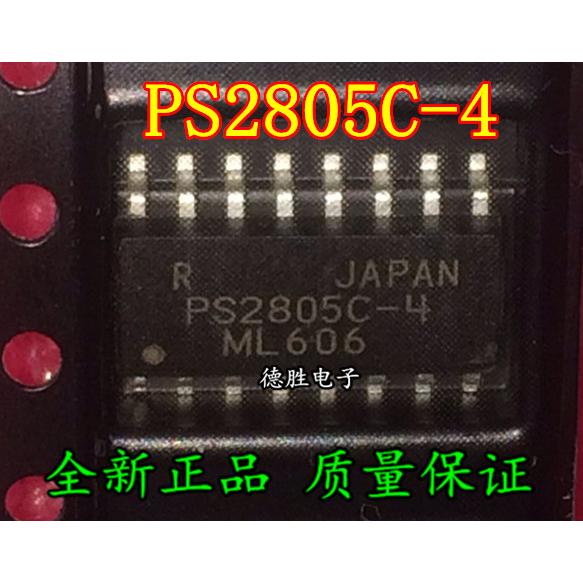 PS2805 PS2805C-4 SOP16 PS2805-4 高隔离光耦 全新进口原装现货
