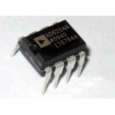 AD620AN DIP-8 AD620BNZ 低漂移/低功耗仪表放大器  全新进口芯片