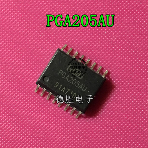 PGA205AU/1K 线性仪表放大器 PGA205AU PGA205A SOP16 全新进口