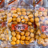 10包老周家鱼皮花生120克厦门特产包装 80后怀旧零食迪宝鱼皮花生