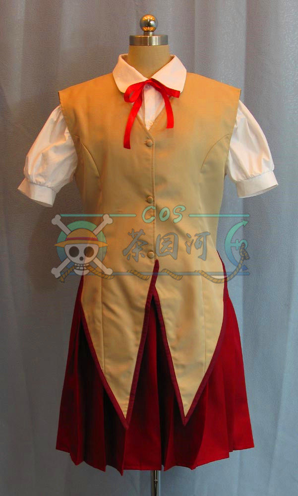 COS服-校园迷糊大王-冢本 天满-茶园河COS