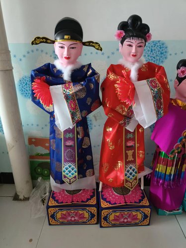 纸人 童子人偶童男童女影视道具佣 人 丫 鬟成品发货