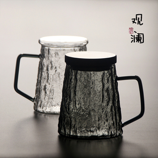 大容量高硼硅玻璃茶杯茶水分离泡茶杯男女办公室个人专用喝水杯子