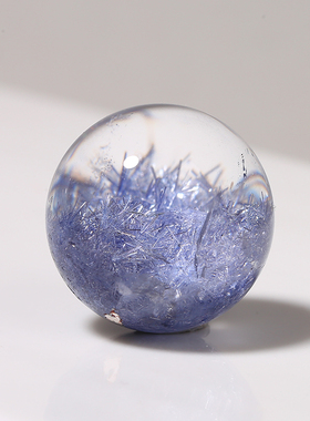 天然水晶原石镶嵌吊坠