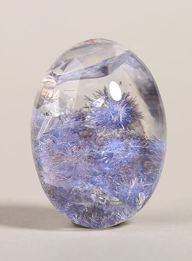 天然水晶原石随形镶嵌吊坠