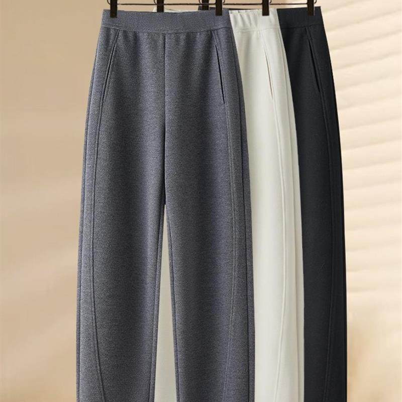 香蕉裤子女2025新款秋冬加绒大码裤高腰显瘦镰刀裤宽松阔腿休闲裤,女装/女士精品,大码裤装,淘宝优惠券,粉丝福利购,淘宝优惠卷