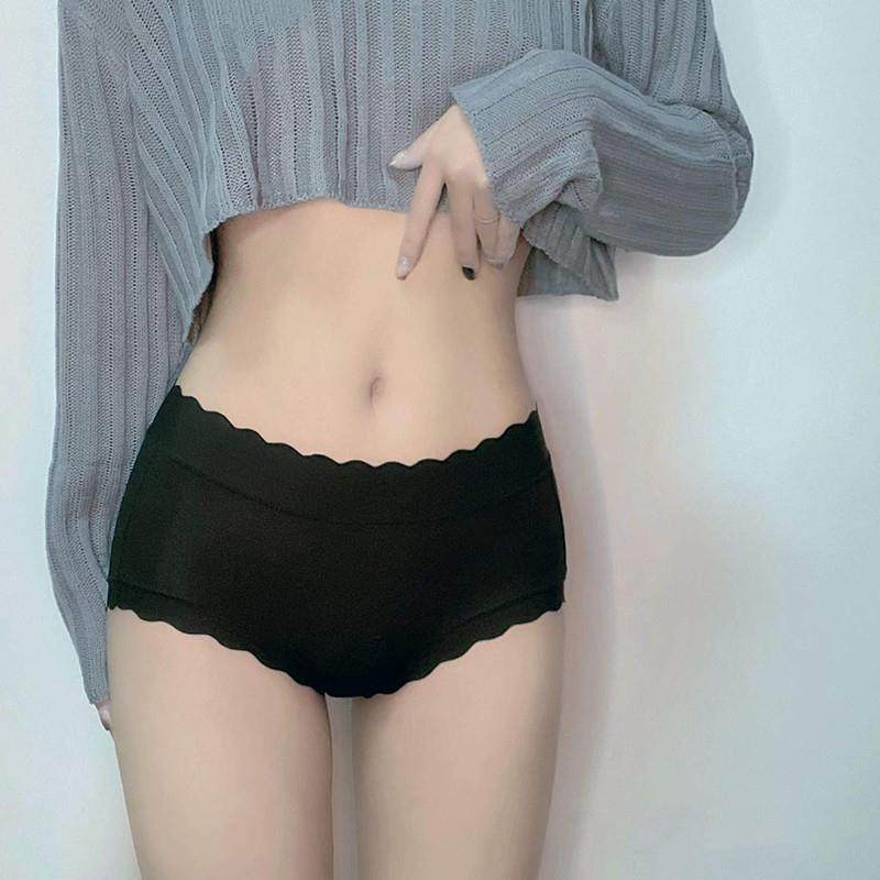 3条柔软60支莫代尔内裤女无痕透气抗菌裆中腰不卷边少女平角裤头,女士内衣/男士内衣/家居服,女三角裤,淘宝优惠券,粉丝福利购,淘宝优惠卷