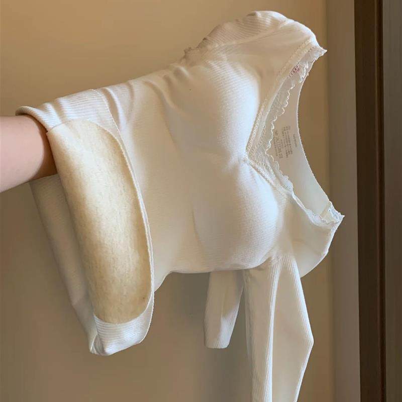 羊绒蚕丝保暖内衣女加绒加厚秋衣秋裤套装秋冬季带胸垫打底内搭衫,女士内衣/男士内衣/家居服,保暖上装,淘宝优惠券,粉丝福利购,淘宝优惠卷