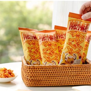 茶颜悦色肉松小麻花酥脆香甜油炸类糕点休闲零食40g解馋充饥即食