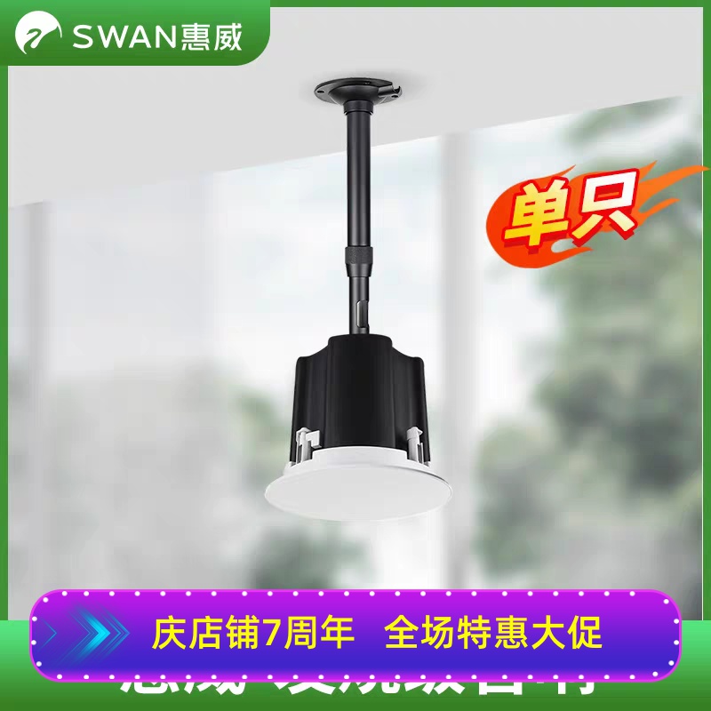 惠威高端明装吸顶喇叭市内免开孔悬挂式店铺背景音乐专用HiFi音响
