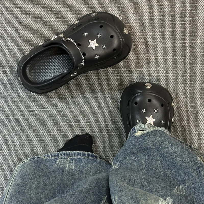 洞洞鞋女款外穿夏天2025新款