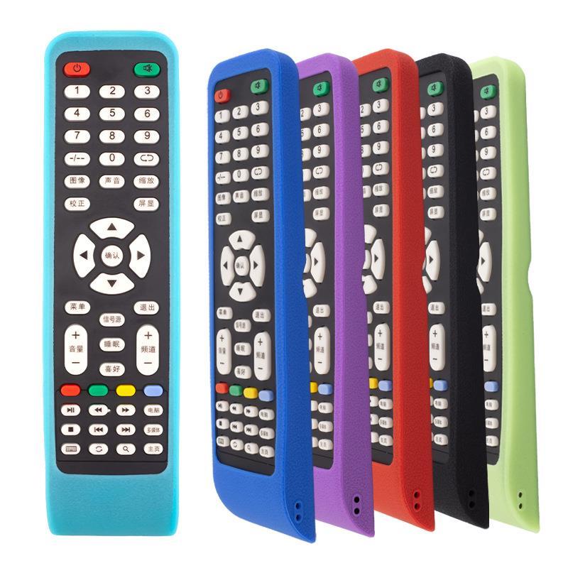 适用于AOC电视TV遥控器硅胶套CRC 1210V英文全球通用遥控器皮纹壳