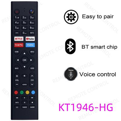 适用于RCA JVC SCEPTRE液晶电视机语音遥控器 KT1946-HG