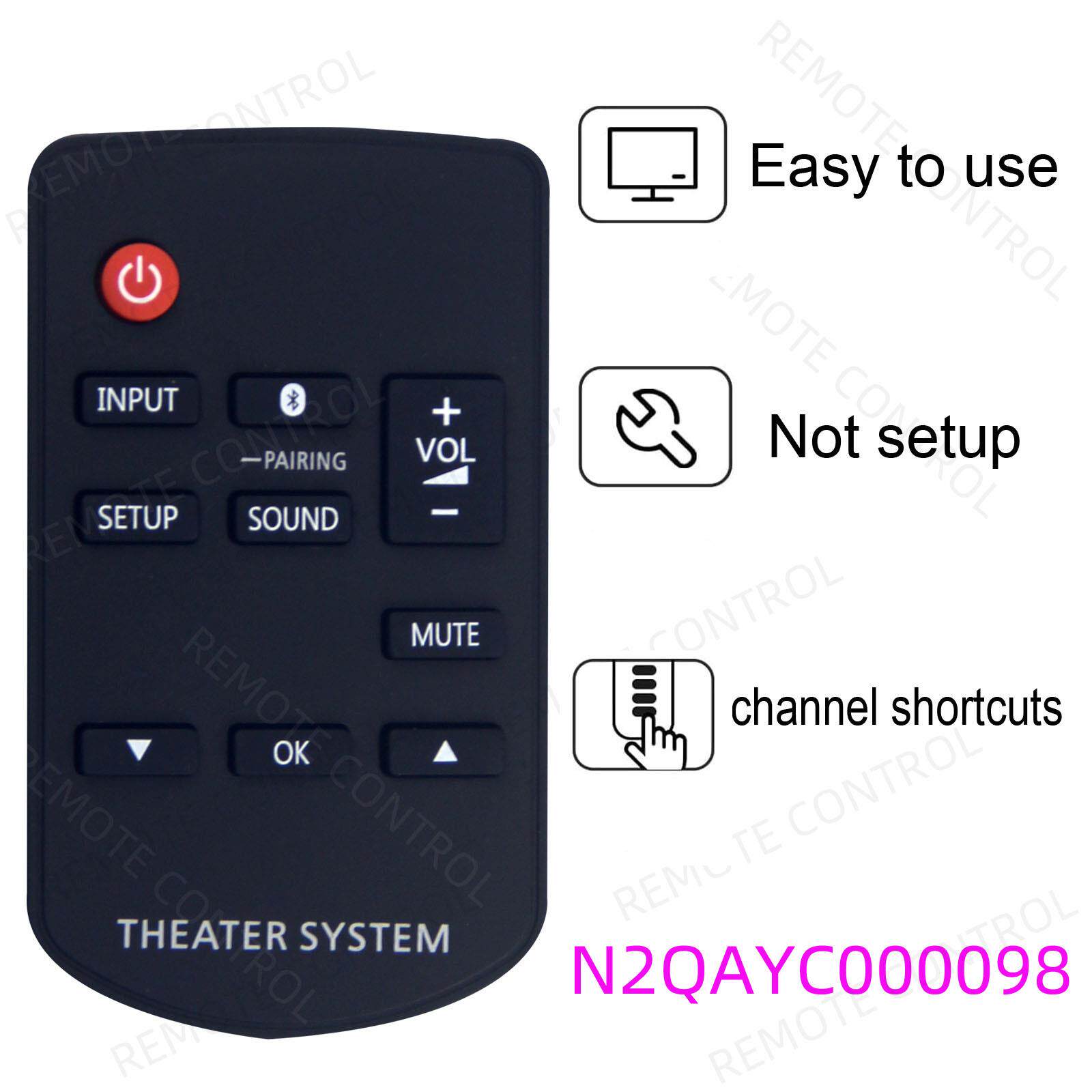 适用于松下剧场播放器遥控器 N2QAYC000098 027 084 083 102 043