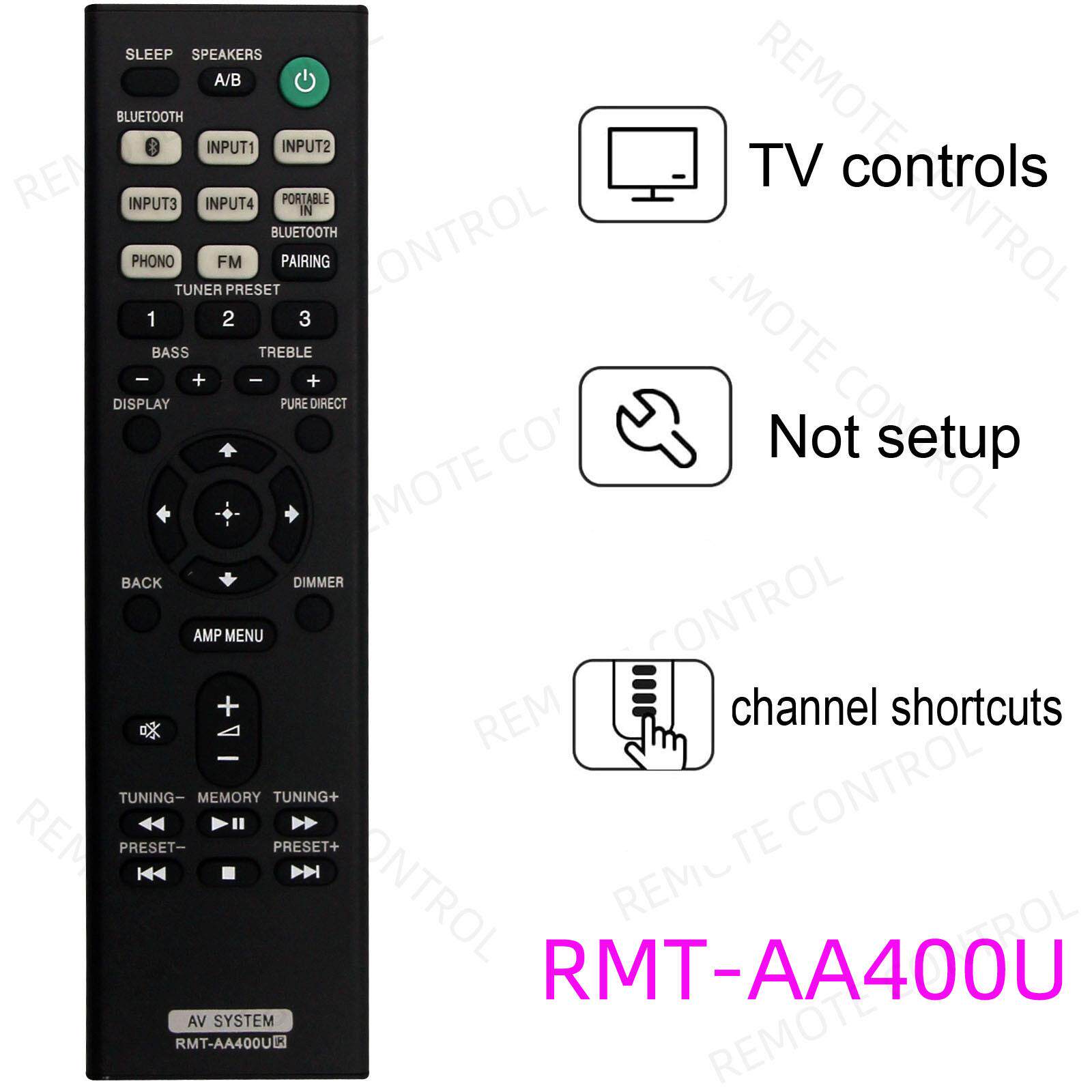 适用于索尼回音壁 音响遥控器 RMT-AA400U AA401U AH111E AH240E