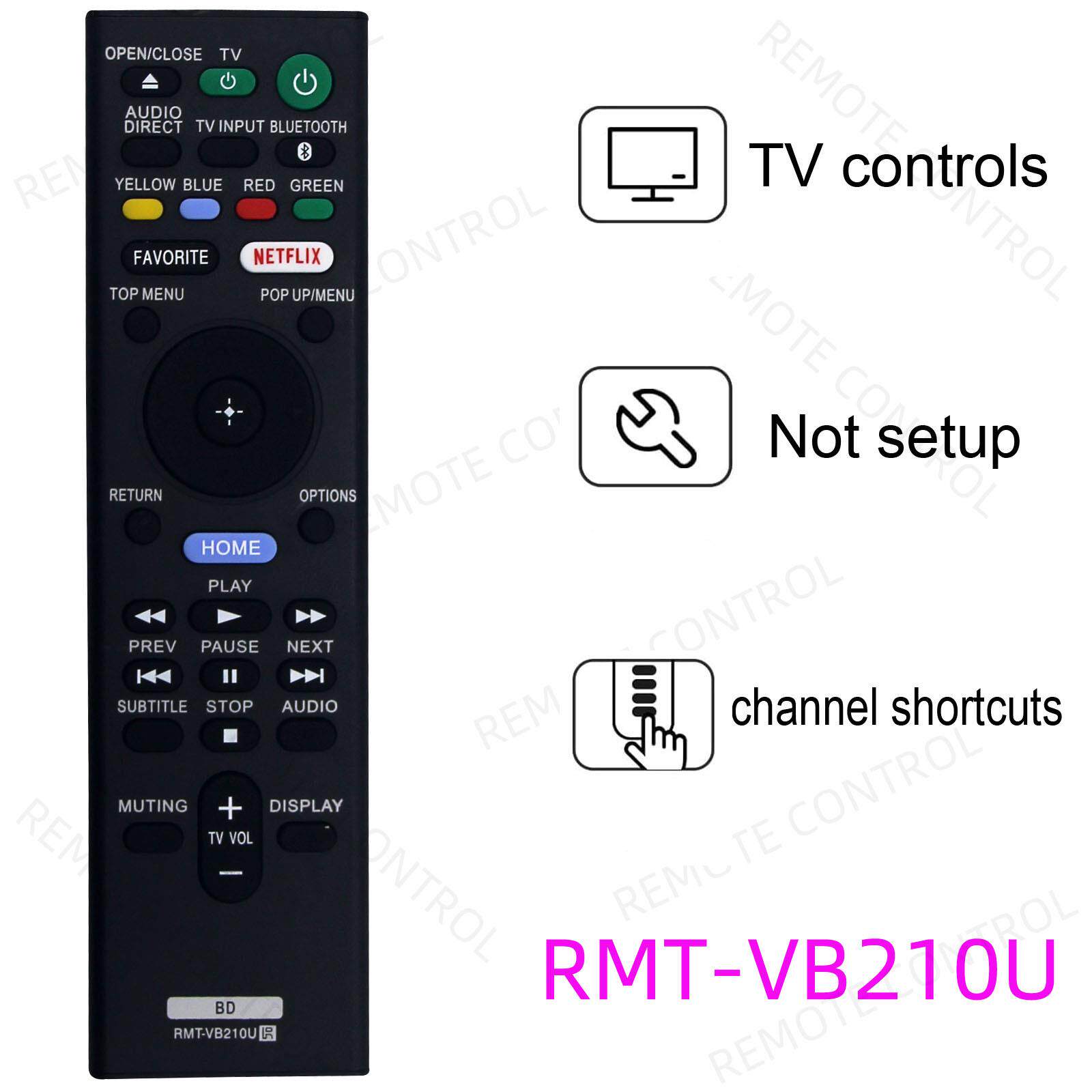 适用于索尼蓝光DVD功放遥控器 RMT-VB310E VB210D VB210U VB310U