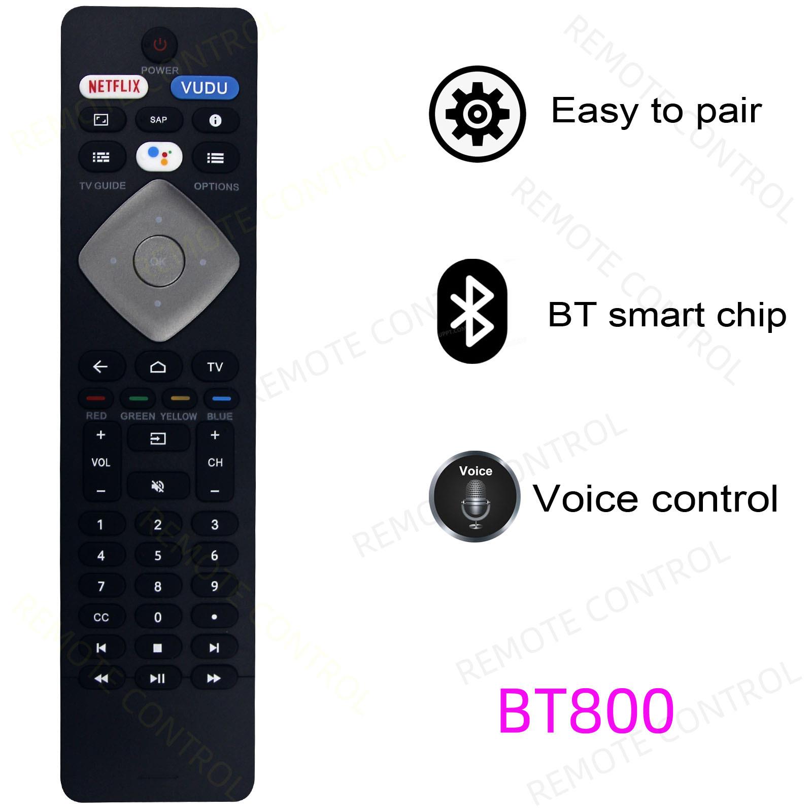 适用于飞利浦电视机蓝牙语音遥控器 BT800 RF402A-V14 BT100