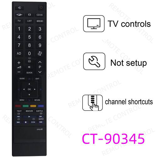 适用于东芝电视机遥控器 CT-90345  CT-95012 90386