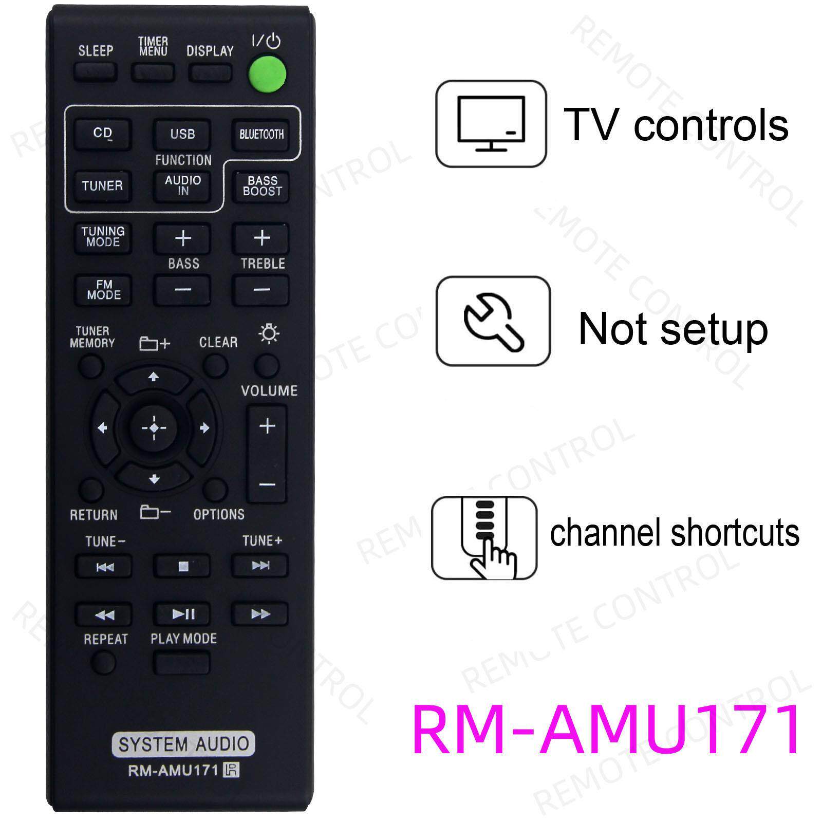 适用于索尼音响播放机遥控器 RM-AMU184 RM-AMU171