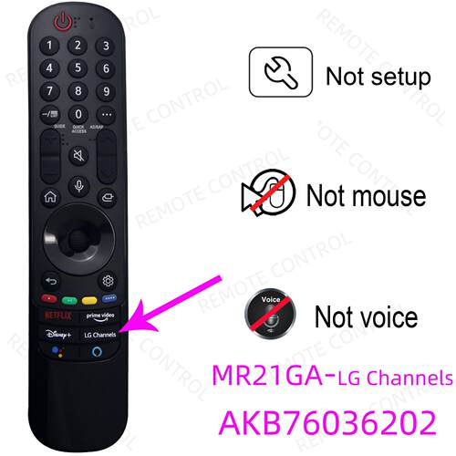 适用于LG电视机遥控器AN- MR21GA MR21GC N AKB76036202 01 6204