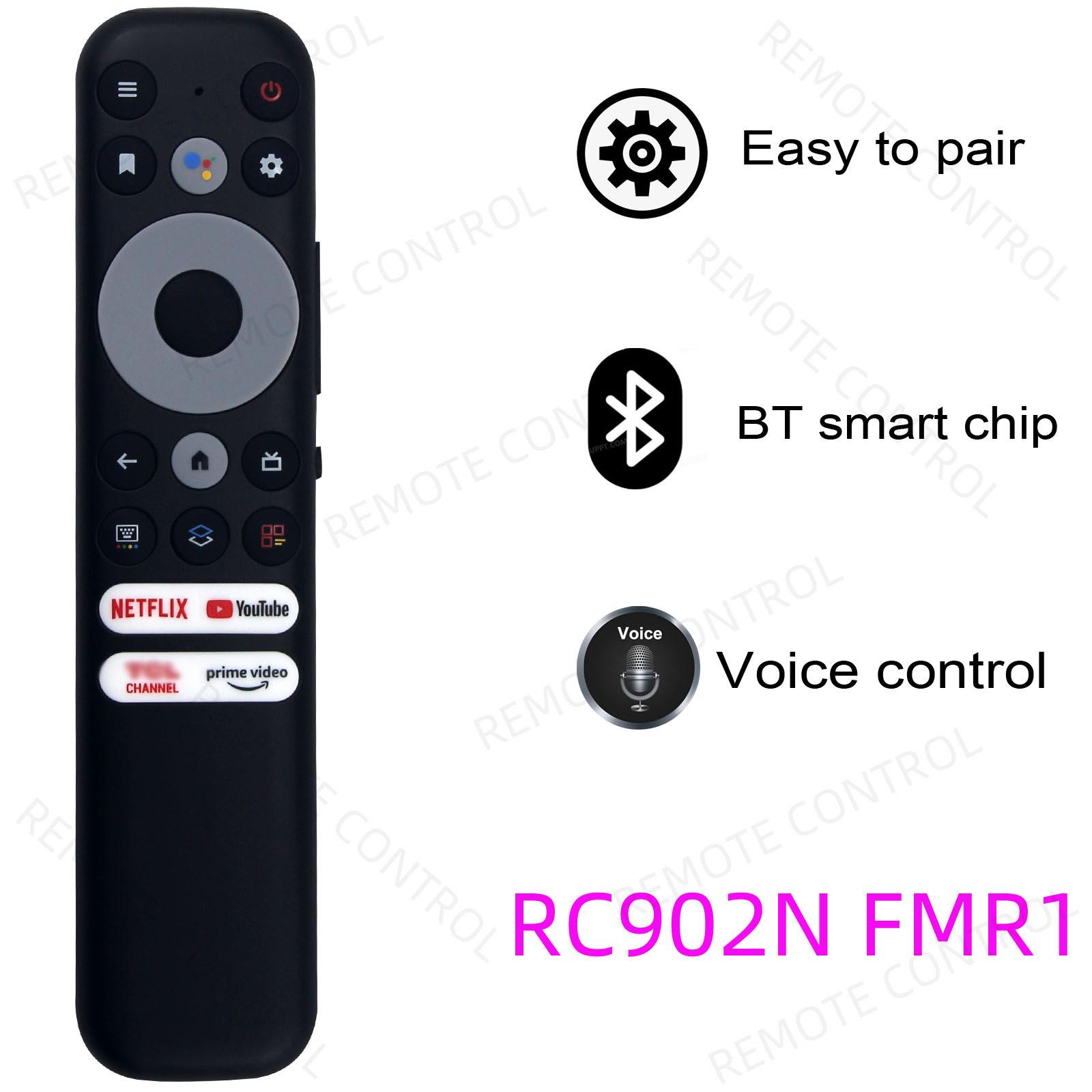 适用于TCL电视机语音遥控器 RC902N FMR1  75R646 65R646 75S546