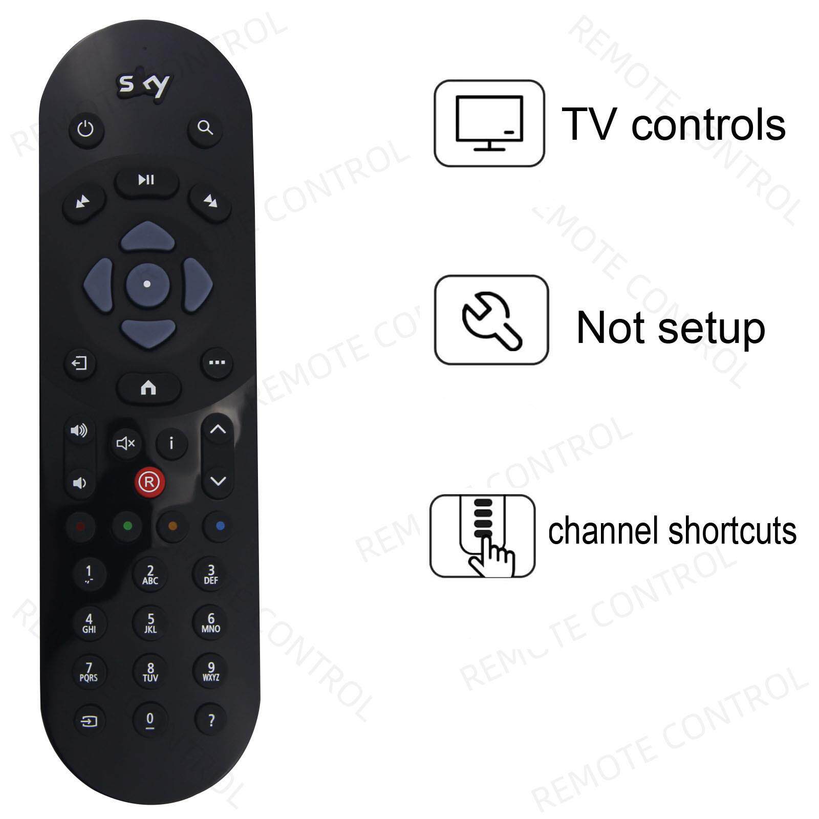 适用于欧洲英国市场SKYQ SKY Q电视机顶盒遥控器 TV UK红外功能