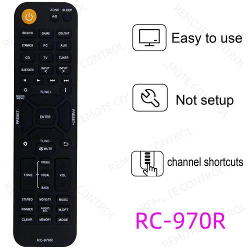 适用于Onkyo 安桥AV音响接收器遥控器 RC-970R RC-972R TX-SR393