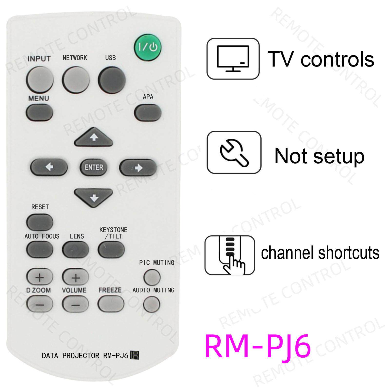 适用于索尼投影仪 投影机遥控器 RM-PJ7 PJ8 PJ6 PJ5