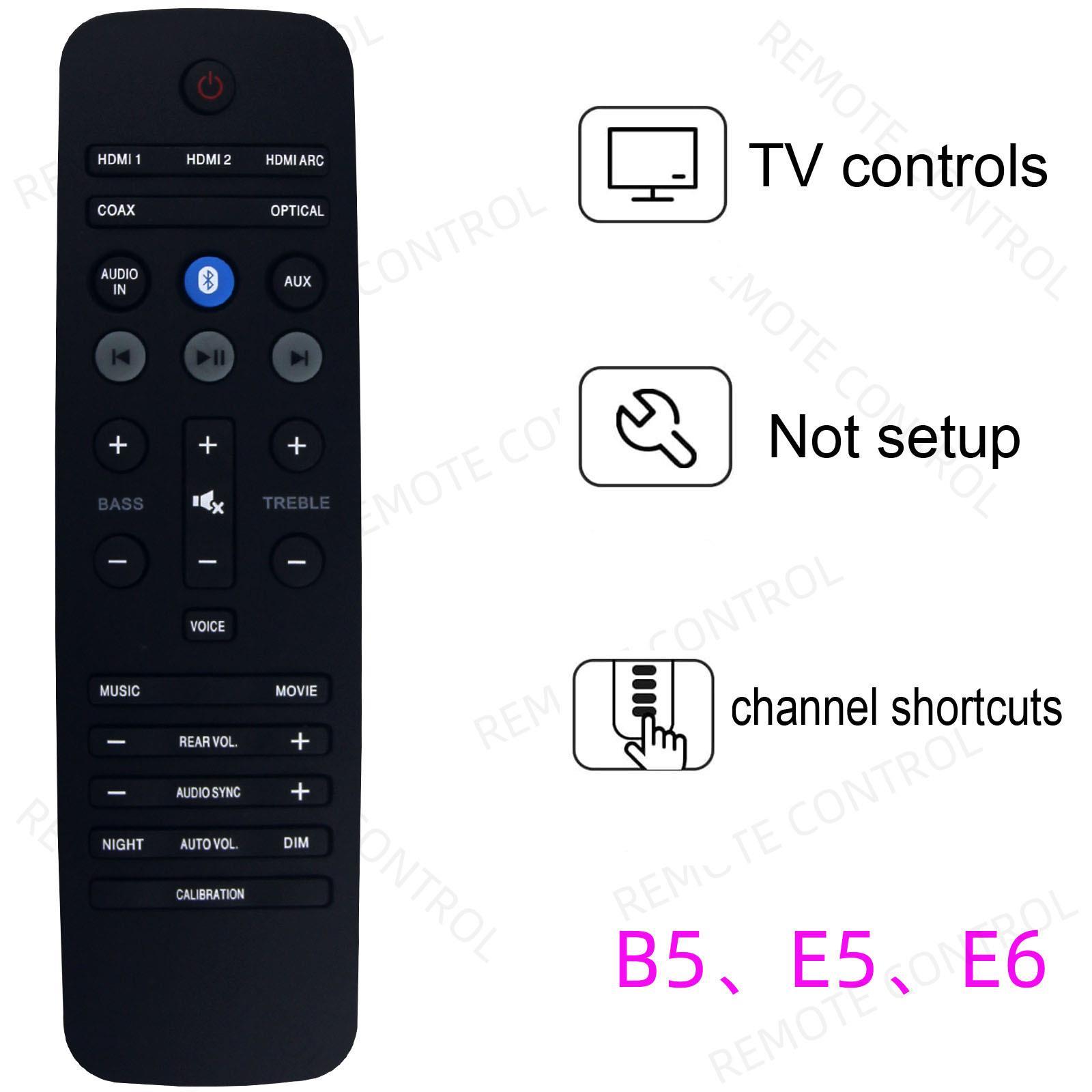 适用飞利浦回音壁音响遥控器B8 E6/93 B5 E5 HTL7140B112 HTL3140