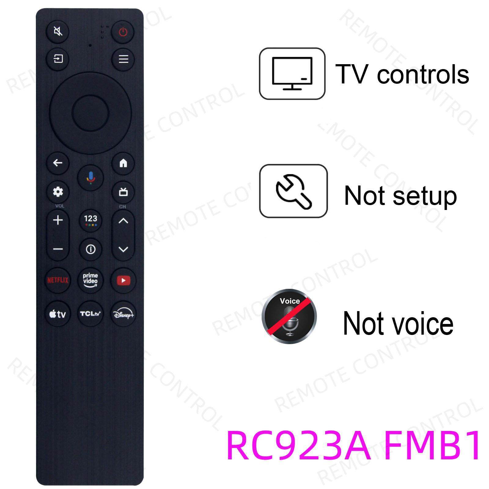 适用于Polaroid TCL电视机遥控器 RC813A RC923A RC713A FMB8 4 1