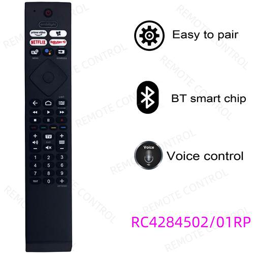 适用飞利浦电视机语音遥控器RC4284505 4 4502 /01RP YKF474-B013