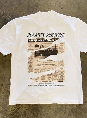 ZELIA 短袖T恤男国潮印花圆领重磅230Gins美式潮流夏季新款休闲半