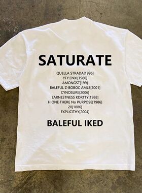 ZELIA 短袖T恤男国潮印花圆领重磅230Gins美式潮流夏季新款休闲半