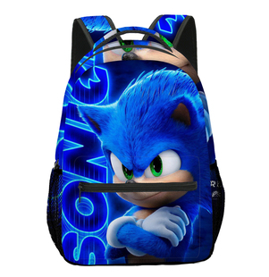 Sonic索尼克书包小学生大容量动漫背包卡通轻便减压护脊时尚印花