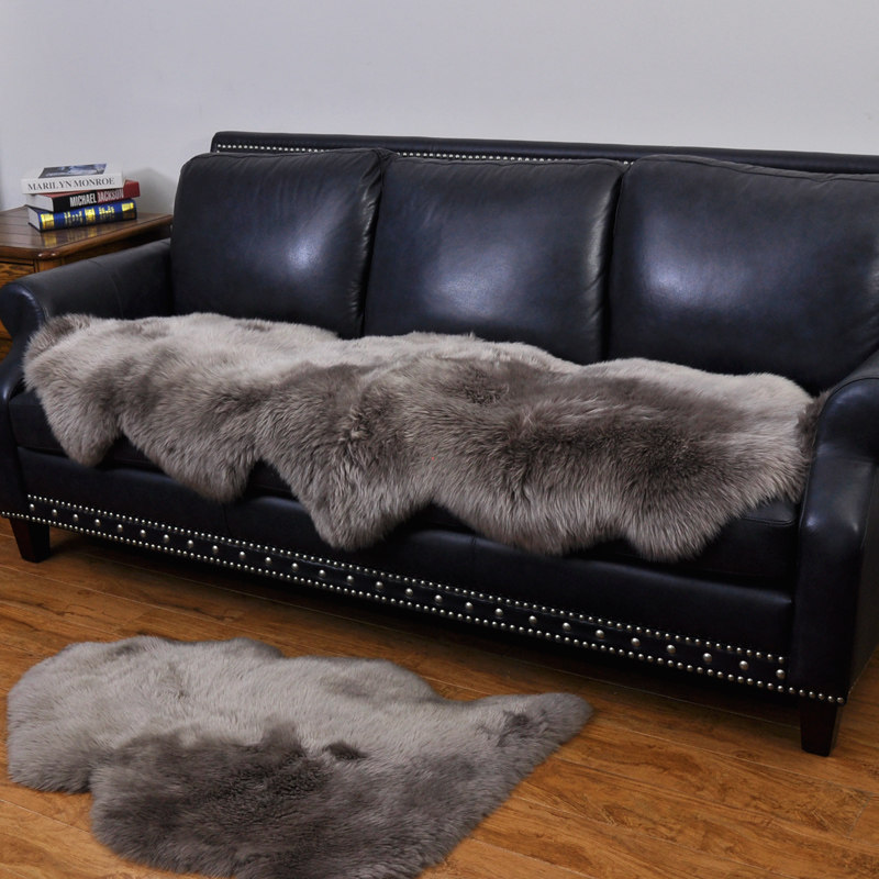 裘朴 沙发垫轻奢风澳洲羊毛沙发坐垫冬季坐垫欧式网红羊皮沙发垫,居家布艺,沙发垫,淘宝优惠券,粉丝福利购,淘宝优惠卷
