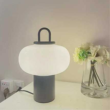 北欧table lamp创意卧室床头柜台灯书房工作室样板间民宿玻璃小台