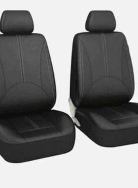 黑色PU皮革外贸汽车跨境电商座套四季座套人造皮椅套4件套9件套