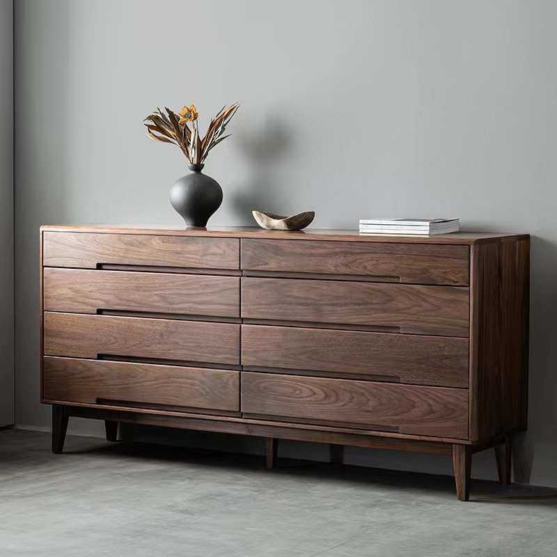 北美黑胡桃木新中式简约实木八斗柜卧室抽屉式储物柜北欧榫卯日式,鲜花速递/花卉仿真/绿植园艺,其它园艺用品,淘宝优惠券,粉丝福利购,淘宝优惠卷