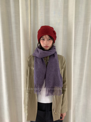 Carbon Water复古流苏围巾女秋冬保暖百搭围脖