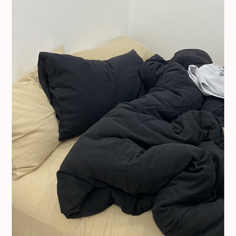 A类侘寂男友风纯棉四件套